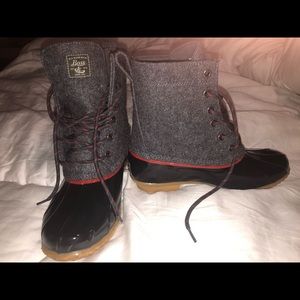 All weather duck boots